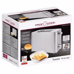 ProfiCook PC-TA 1251 2 fetta/e 750 W Acciaio inox - Vista aggiuntiva 6