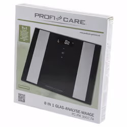 ProfiCare PC-PW 3007 FA Quadrato Nero Bilancia pesapersone elettronica - Vista aggiuntiva 3