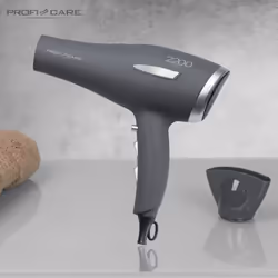 ProfiCook PC-HT 3045 asciuga capelli 2200 W Antracite, Argento