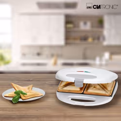 Clatronic ST 3477 tostiera 750 W Bianco - Vista aggiuntiva 5
