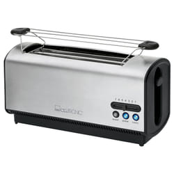 Clatronic TA 3687 7 4 fetta/e 1200 W Nero, Acciaio inox