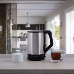 Clatronic WKS 3692 bollitore elettrico 1,5 L 2200 W Nero, Acciaio inox - Vista aggiuntiva 4