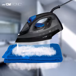 Clatronic DB 3703 ferro da stiro Ferro da stiro a secco e a vapore Acciaio inossidabile 1800 W Nero, Grigio - Vista aggiuntiva 4