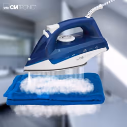 Clatronic DB 3704 Ferro a vapore Acciaio inossidabile 2200 W Blu, Bianco - Vista aggiuntiva 4