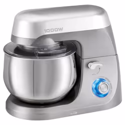 Clatronic KM 370, 5 L, Titanio, Pulsanti, Manopola, CE, Acciaio inox, 1000 W