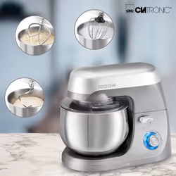 Clatronic KM 370 robot da cucina 1000 W 5 L Titanio