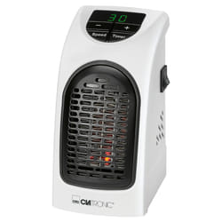 Clatronic HL 3738 Interno Nero, Bianco 350 W Riscaldatore ambiente elettrico con ventilatore