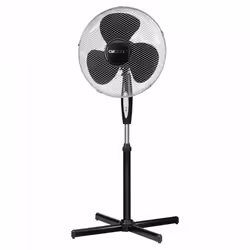 Clatronic VL 3741 S, Ventilatore domestico senza pale, Nero, Pavimento, Metallo, 40 cm, Pulsanti