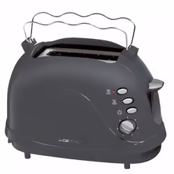Clatronic TA 3565, 2 fetta/e, Grigio, Pulsanti, Manopola, 700 W, 220 - 240 V, 50 - 60 Hz