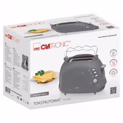 Clatronic TA 3565 2 fetta/e 700 W Grigio