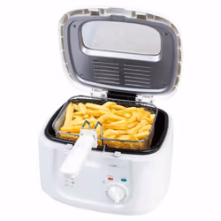 Clatronic FR 3771 Singolo 2,5 L 1800 W Friggitrice Bianco