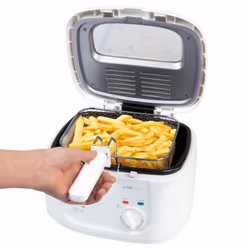 Clatronic FR 3771 Singolo 2,5 L 1800 W Friggitrice Bianco - Vista aggiuntiva 4