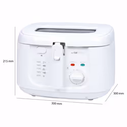 Clatronic FR 3771 Singolo 2,5 L 1800 W Friggitrice Bianco - Vista aggiuntiva 6