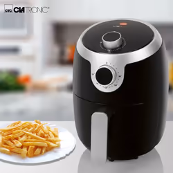 Clatronic FR 3769 H Singolo 1,8 L Indipendente 1000 W Friggitrice ad aria calda Nero, Acciaio inox - Vista aggiuntiva 6