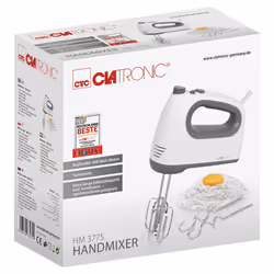Clatronic HM 3775 Sbattitore manuale 400 W Grigio, Bianco - Vista aggiuntiva 7