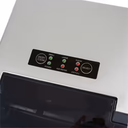 Clatronic EWB 3785 Macchina per ghiaccio portatile 12 kg/24h 105 W Nero, Argento