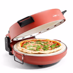Clatronic PM 3787, 1 pizza(e), Rosso, 32 cm, 350 °C, 0,25 h, 1200 W