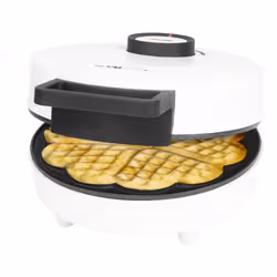Clatronic WA 3832 1 waffle 1200 W Nero, Bianco - Vista aggiuntiva 4