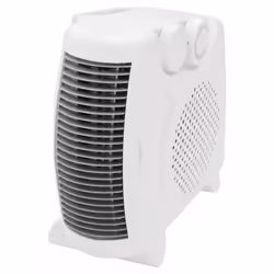 Clatronic HL 3379, Riscaldatore ambiente elettrico con ventilatore, Interno, Pavimento, Bianco, Plastica, 2000 W