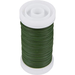 Rayher Hobby - Rayher Fil di Ferro per Fiori, Verde Scuro, 0,35 Mm ø, Spoletta 100 m, Bus.Blis 1 Pz, 2425013