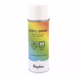 Rayher Hobby 34145102, 200 ml, Bianco, Barattolo a spruzzo, Impermeabile