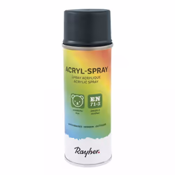 Rayher Hobby 34145572, 200 ml, Antracite, Barattolo a spruzzo, Impermeabile