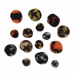 Rayher Hobby 7651800, Pom-pom decorativo, Multicolore, 100 pz