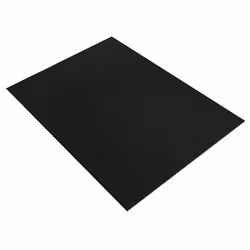 Rayher Hobby 3394201, Foglio in schiuma per attività artigianali, Nero, 300 mm, 200 mm, 2 mm, 1 pz