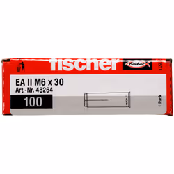 Fischer 48264 ancoraggio a vite e tassello 100 pz Tassello a muro 30 mm - Vista aggiuntiva 4