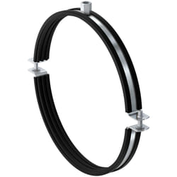 Fischer 79502 morsa Fascetta per tubo Nero, Acciaio