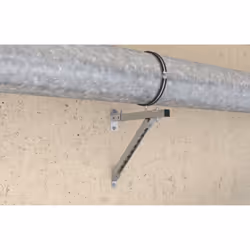 Fischer 79502 morsa Fascetta per tubo Nero, Acciaio