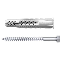 Fischer 90880 ancoraggio a vite e tassello 10 pz Kit vite e tassello 75 mm