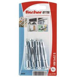 Fischer 90928 ancoraggio a vite e tassello 4 pz Tassello per muro cavo (molly) 52 mm