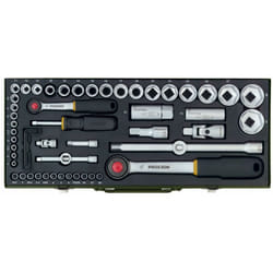 Proxxon 23 040 Set di chiavi a bussola 56 pz