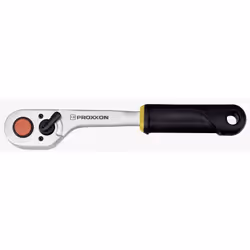 CHIAVE A CRICCHETTO DA 1/2" CON LEVA DI INVERSIONE PROXXON 23334: Dentatura impeccabile: diversi dei 72 denti fanno presa con ...
