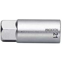 Proxxon - Industrial 23 444 Esagono esterno Inserto a bussola per candele 21 mm 1/2 (12.5 mm)
