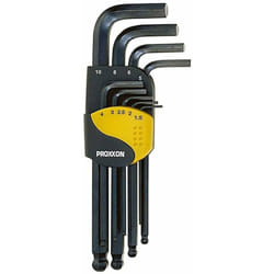 Proxxon - Serie di chiavi a brugola esagonali hx 1,5-10 mm 9 pz 23946