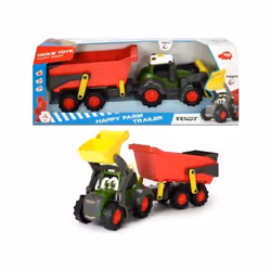Dickie Toys Super Trattore con Rimorchio 65 cm
