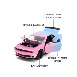 Jada Toys Pink Slips 2015 Dodge Challenger 1:24