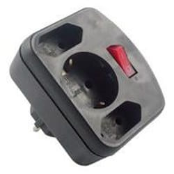 REV combi adapter, 2+1 fold adattatore e invertitore 3500 W Nero