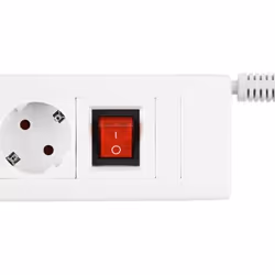 REV 14612113 prolunghe e multiple 2,4 m 6 presa(e) AC Interno Bianco - Vista aggiuntiva 3