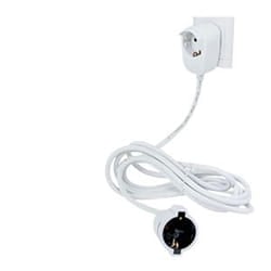REV 0016150114 prolunghe e multiple 5 m 2 presa(e) AC Interno Bianco