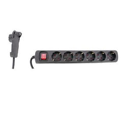 REV 12626514 prolunghe e multiple 2 m 6 presa(e) AC Interno Nero