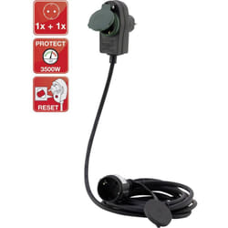 REV 0017101514 Alimentazione Prolunga Nero 10.00 m H05RR-F 3G 1,5 mm²