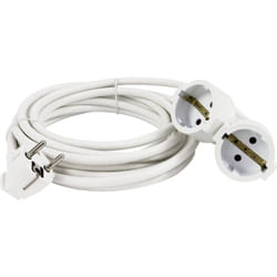0016032114 Alimentazione Prolunga 16 a Bianco 3.00 m H05VV-F 3G 1,5 mm² - REV