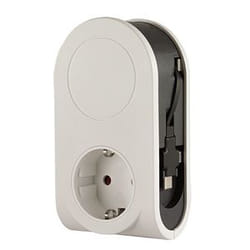 REV 0020840103 Caricabatterie per dispositivi mobili Nero, Bianco