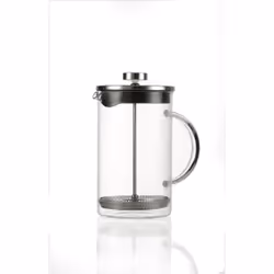 Ritzenhoff & Breker Rio, Сaffettiera a stantuffo, 0,8 L, Nero, Argento, Trasparente, Vetro, 110 mm, 140 mm