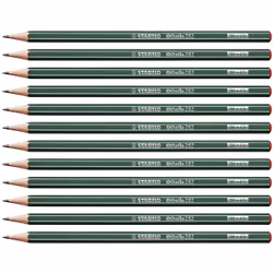 STABILO Othello, 3H, Verde, Esagonale, 3 mm, 7 mm, 180 mm