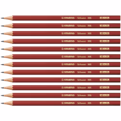 STABILO Schwan, HB, Rosso, Esagonale, Repubblica Ceca, 2,2 mm, 48 mm