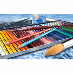 STABILO Matita colorata acquarellabile - STABILOaquacolor - Scatola in Metallo da 24 colori assortiti - Vista aggiuntiva 4